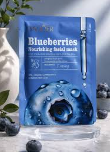 SADOER Blueberries Nourishing Facial Mask (5 Piece)